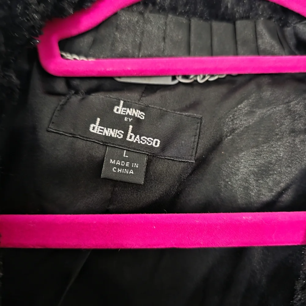 Dennis Basso Black Teddy Jacket - Picture 2 of 4